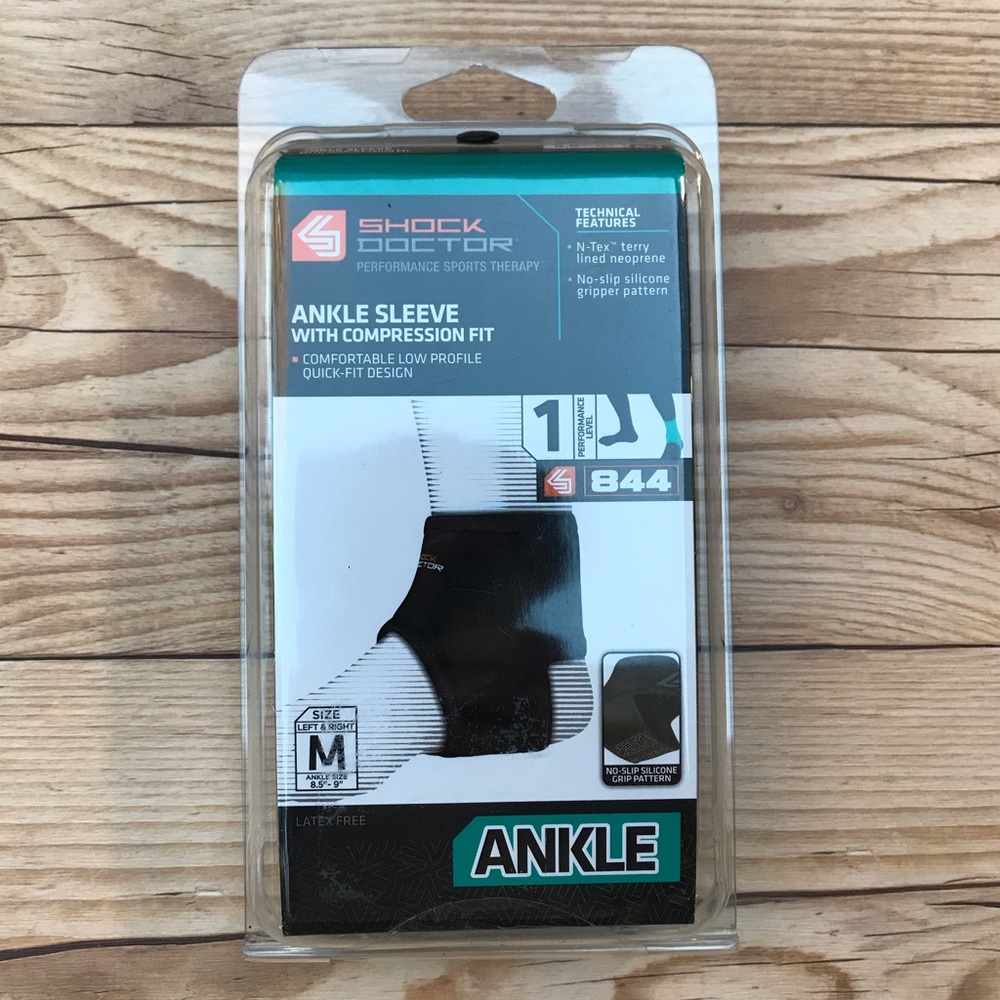 Shock Doctor Ankle Sleeve With Compression Fit